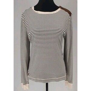 LRL Sz L | Ralph Lauren Y2K Preppy Old Money Long Sleeve Shirt Elbow Patches